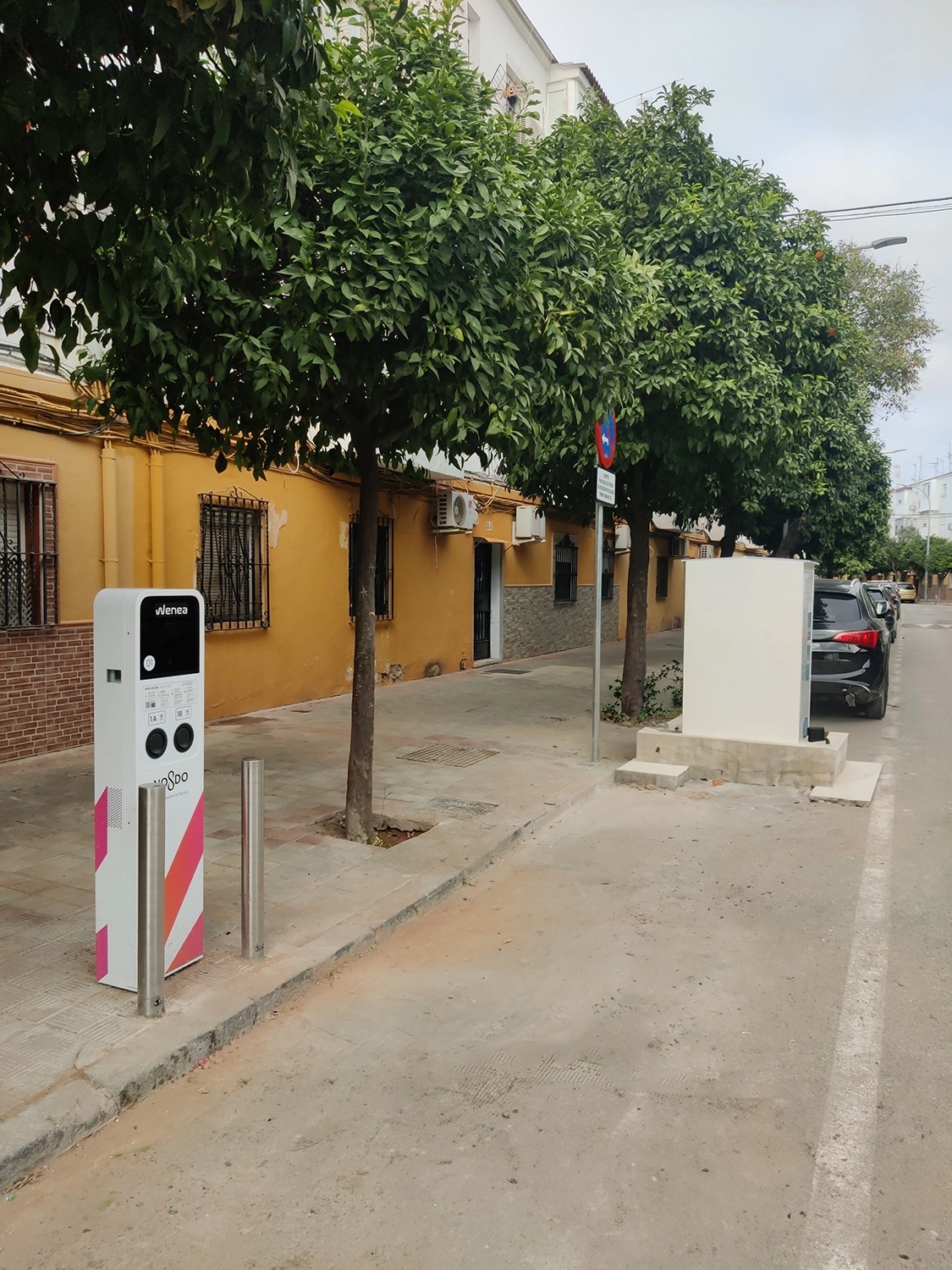 Estación de carga Wenea en Sevilla