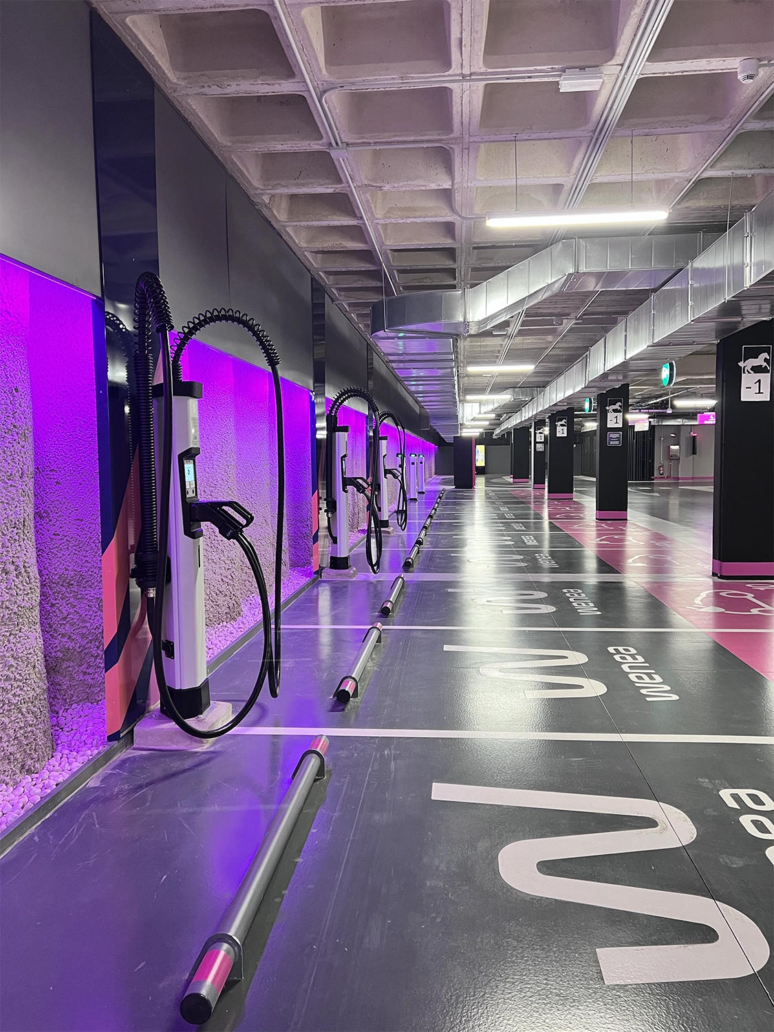 Estación de carga Wenea en Pozuelo de Alarcón