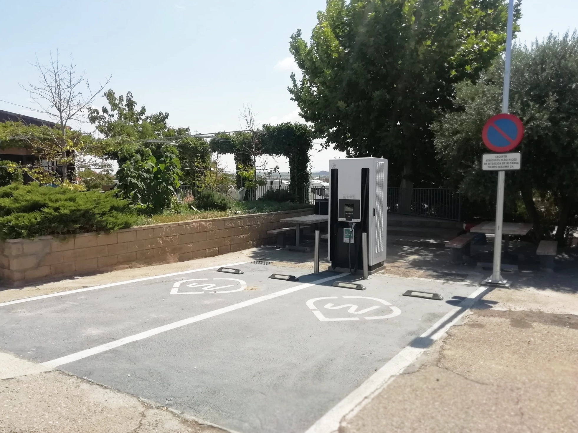 Estación de carga Wenea en Soses