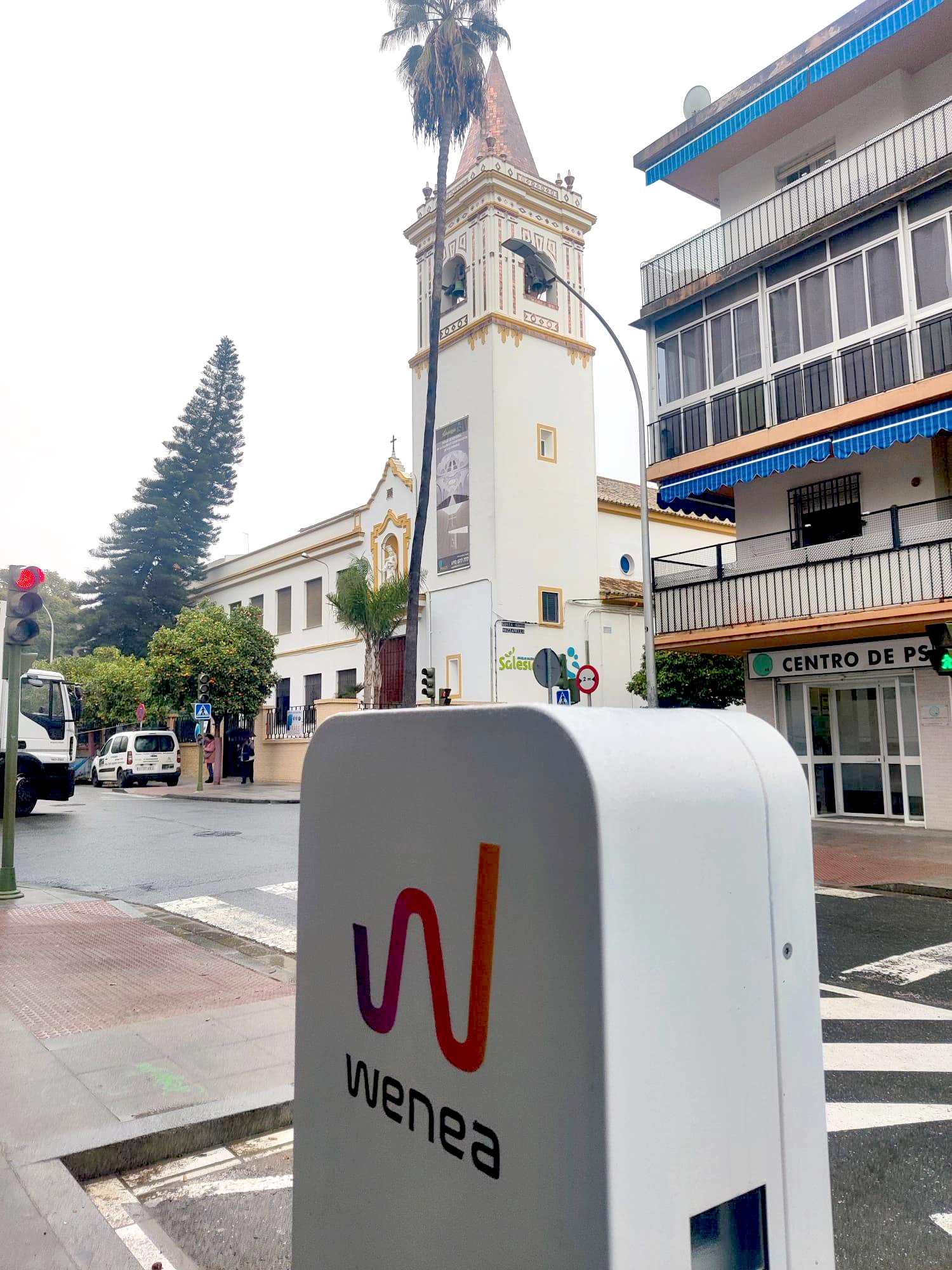 Estación de carga Wenea en Sevilla