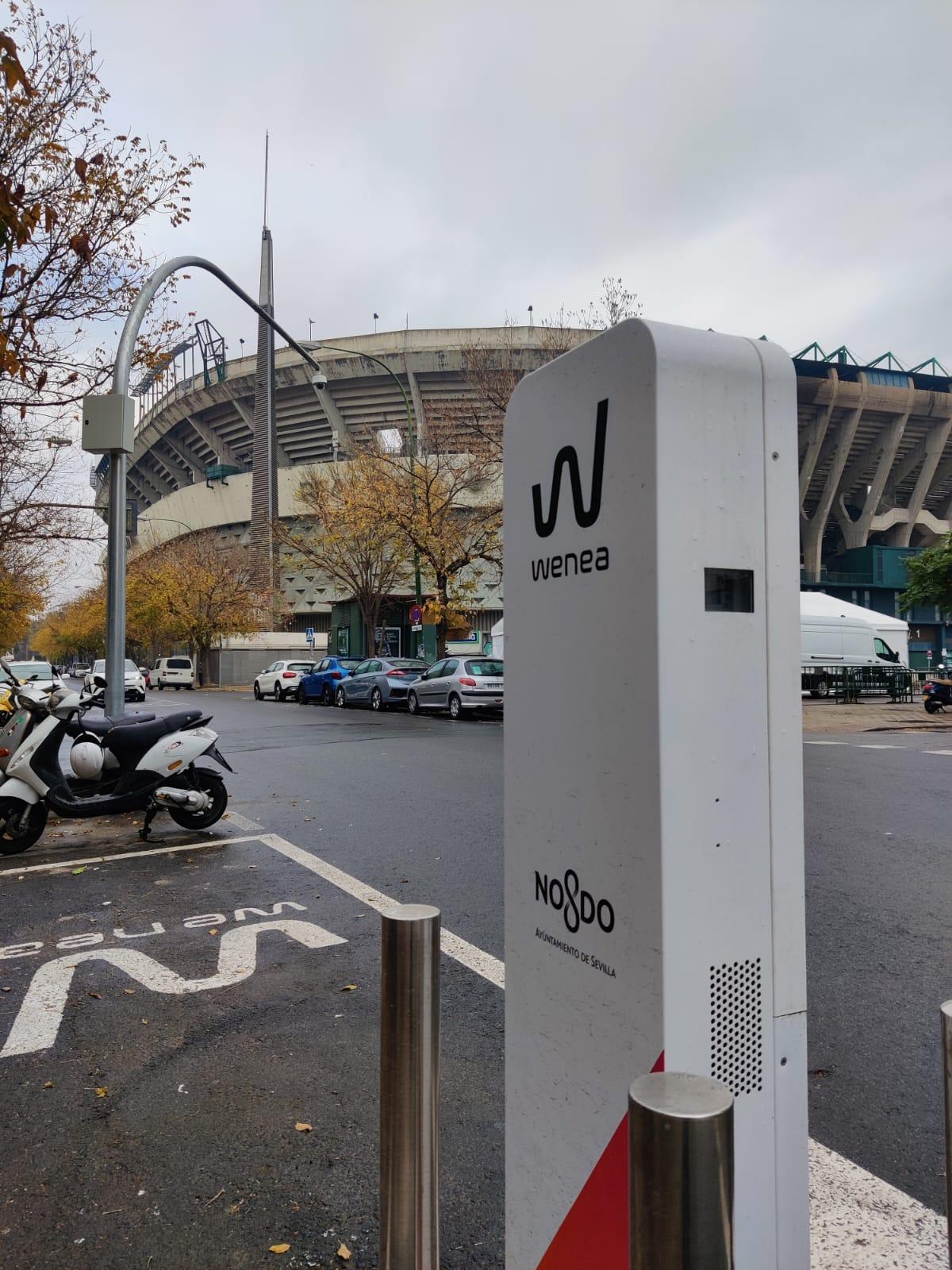 Estación de carga Wenea en Sevilla
