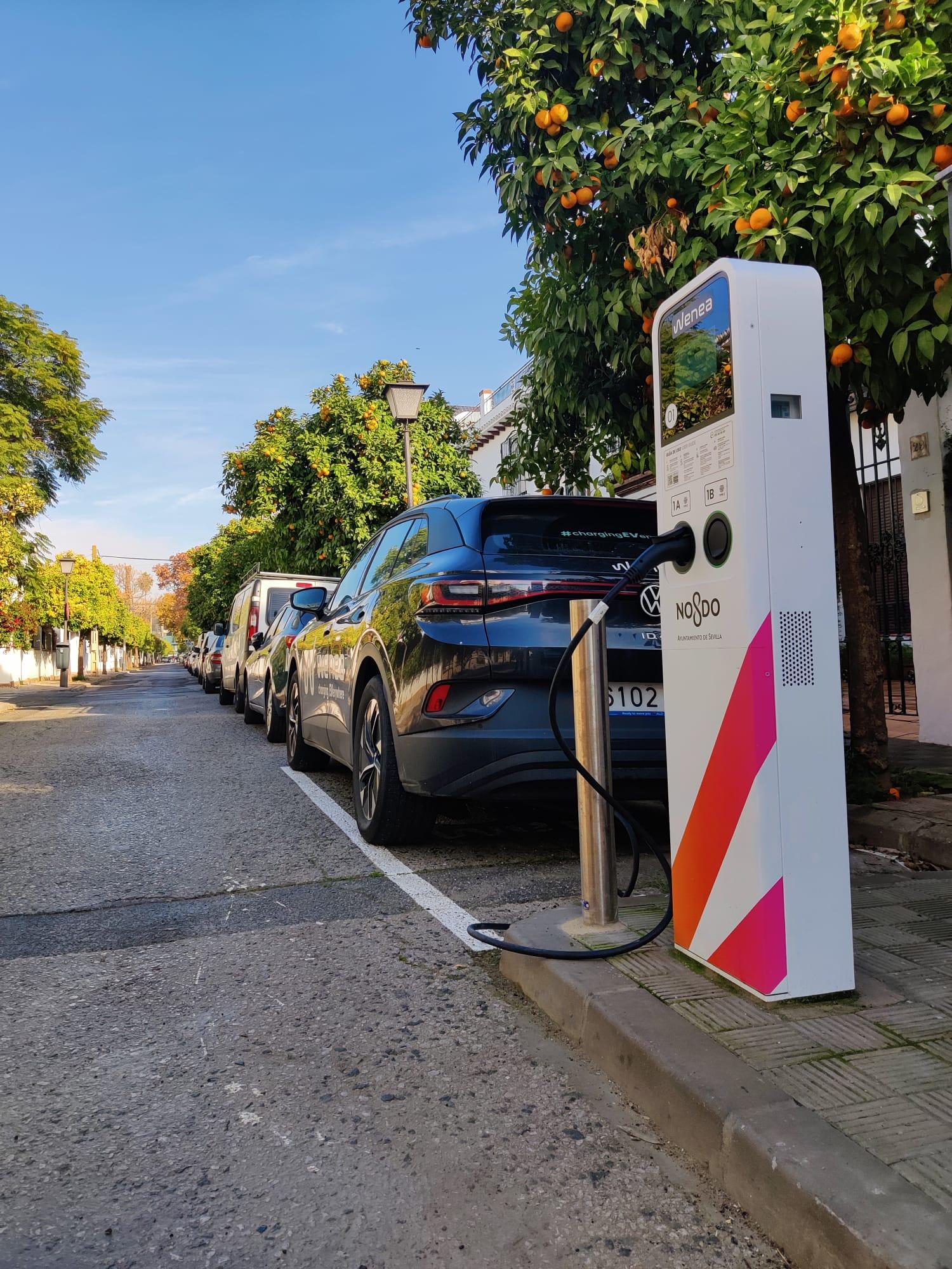 Estación de carga Wenea en Sevilla