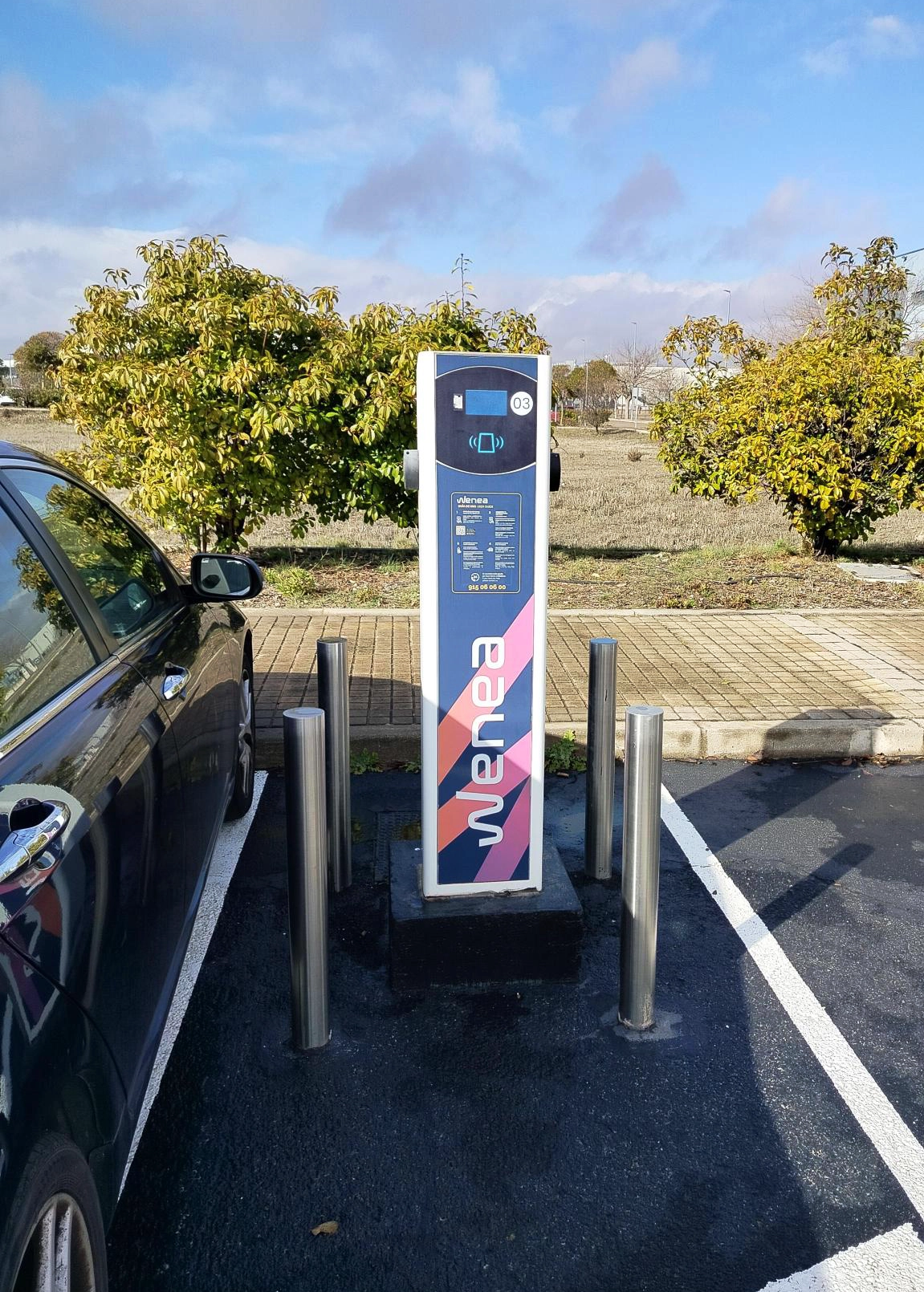Estación de carga Wenea en Alcalá de Henares