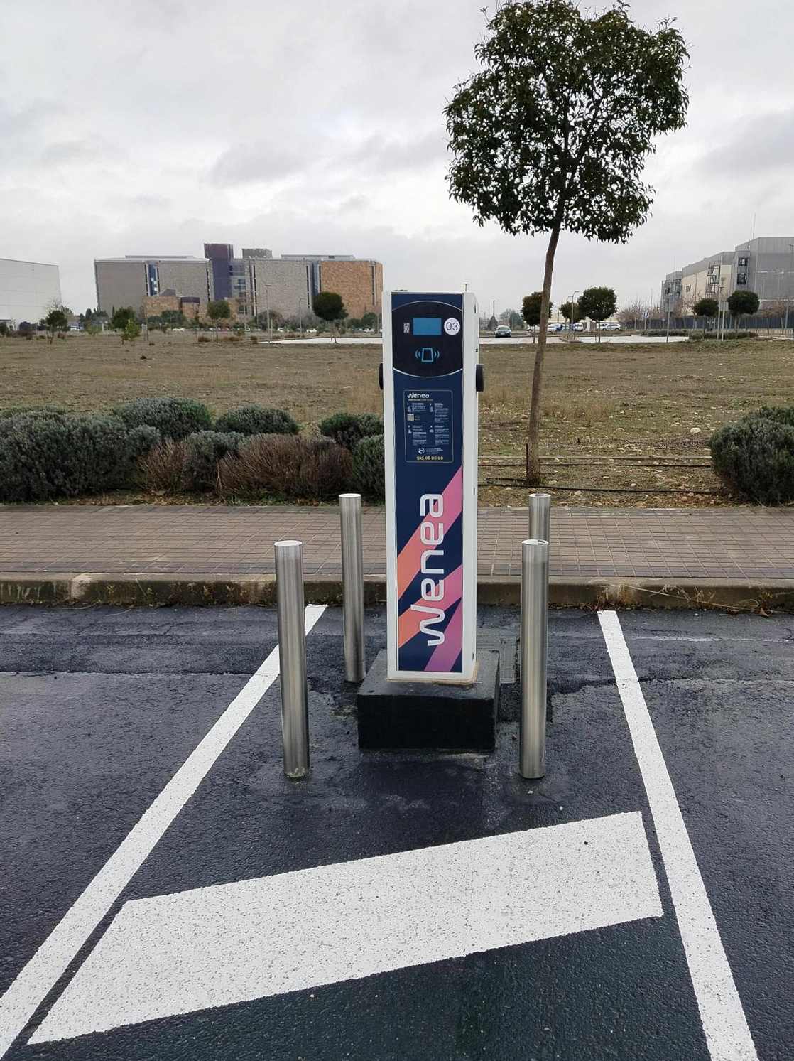 Estación de carga Wenea en Alcalá de Henares