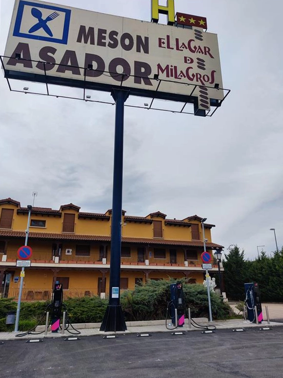 Estación de carga Wenea en Milagros