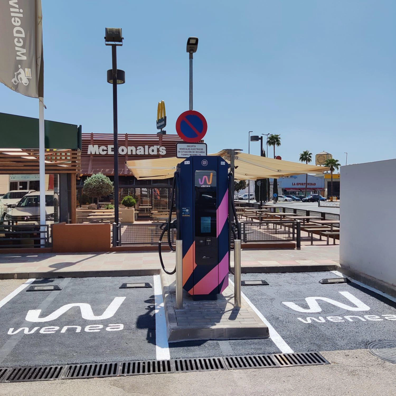 Estación de carga Wenea en Andújar