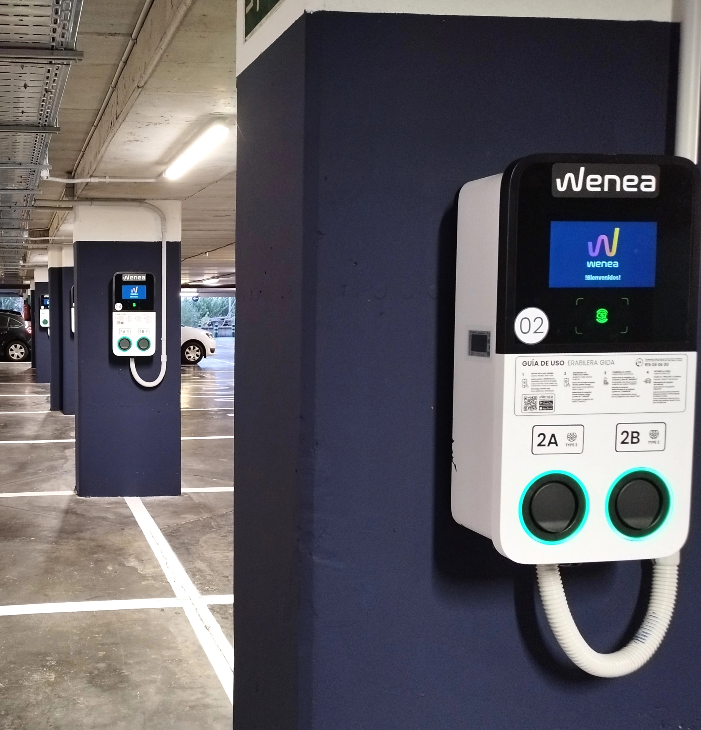 Estación de carga Wenea en Vitoria