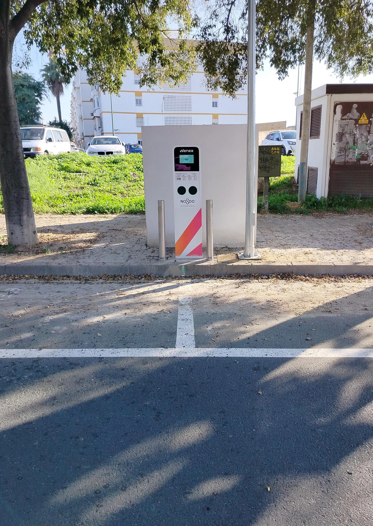 Estación de carga Wenea en Sevilla