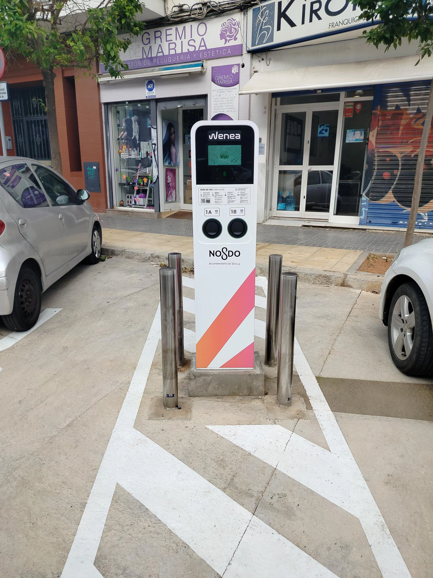 Estación de carga Wenea en Sevilla