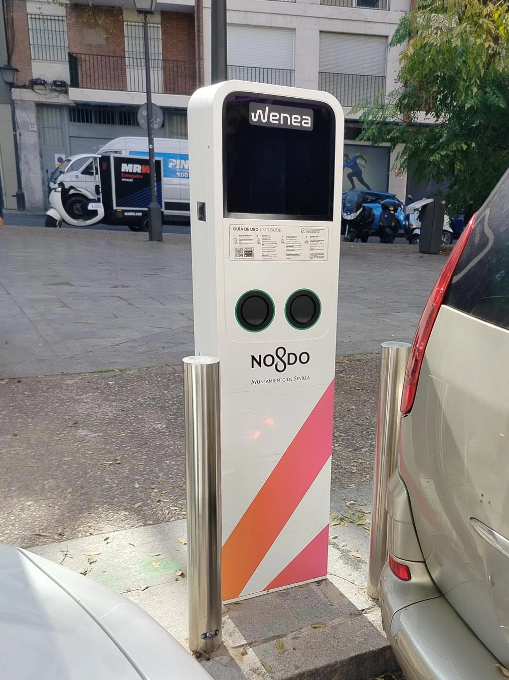 Estación de carga Wenea en Sevilla