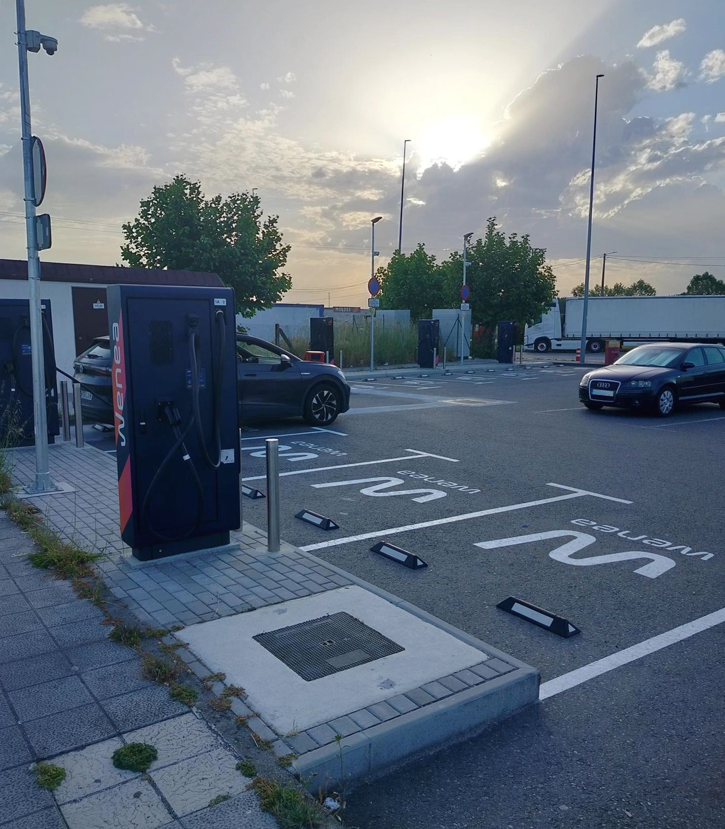 Estación de carga Wenea en Xinzo de Limia