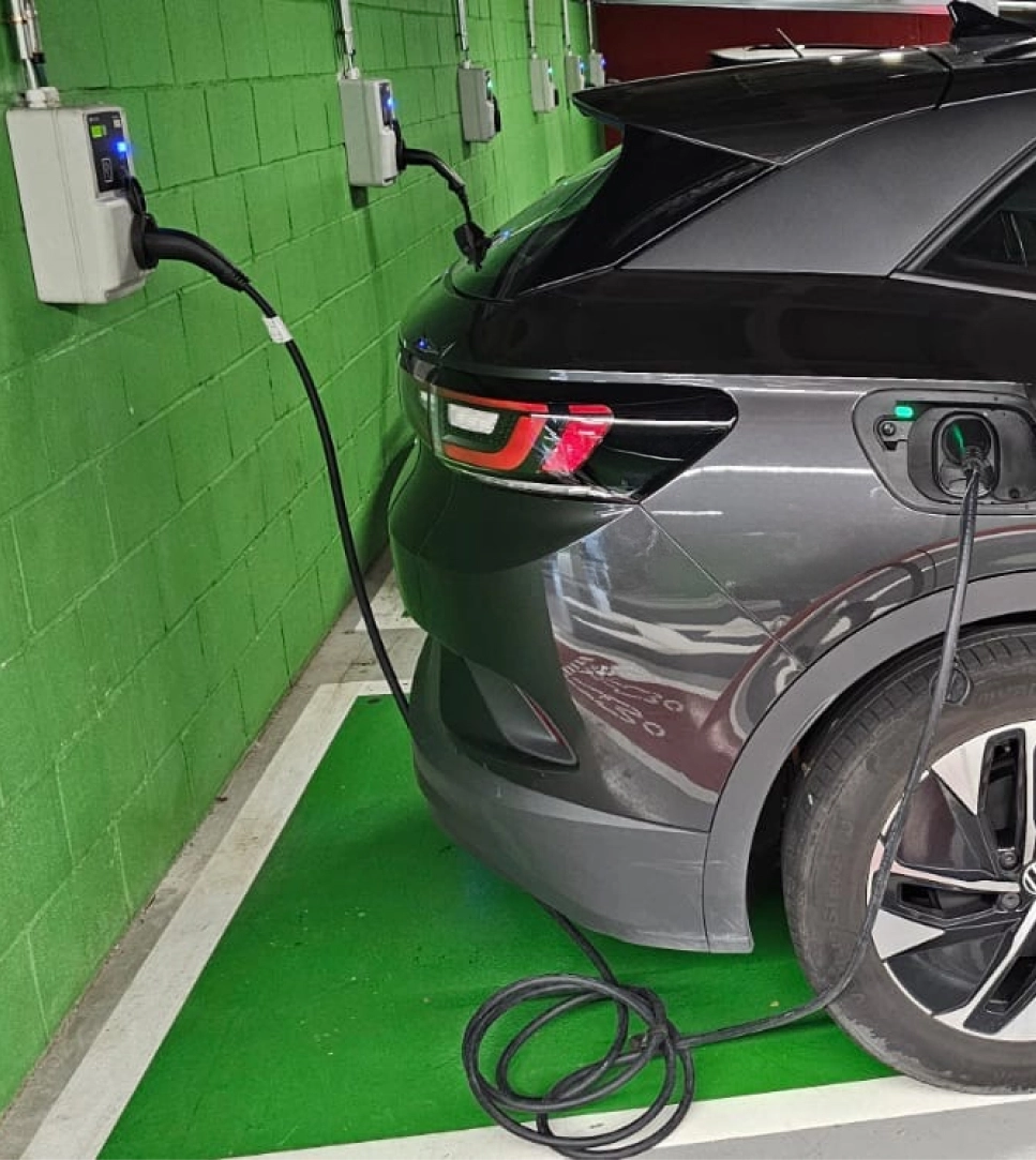 Estación de carga Wenea en Barcelona