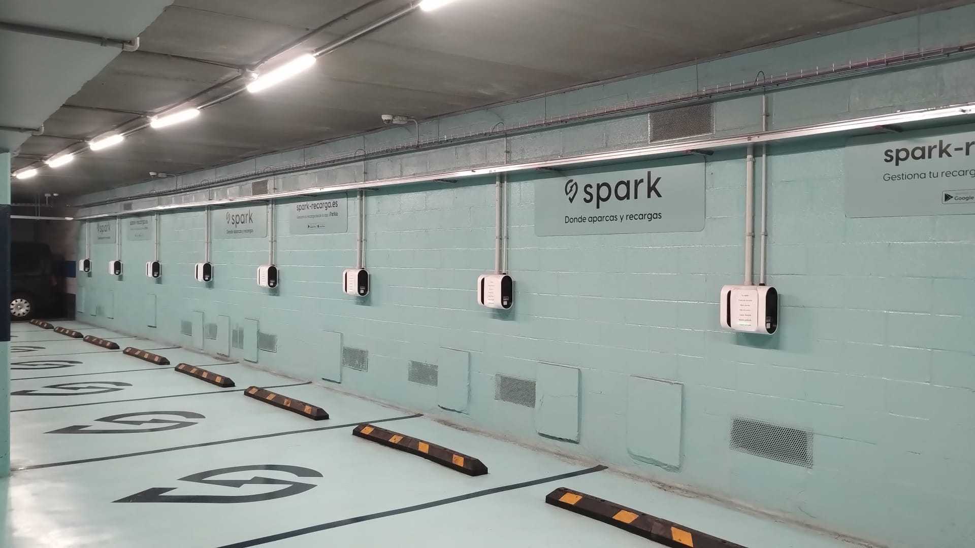 Estación de carga Wenea en Bilbao