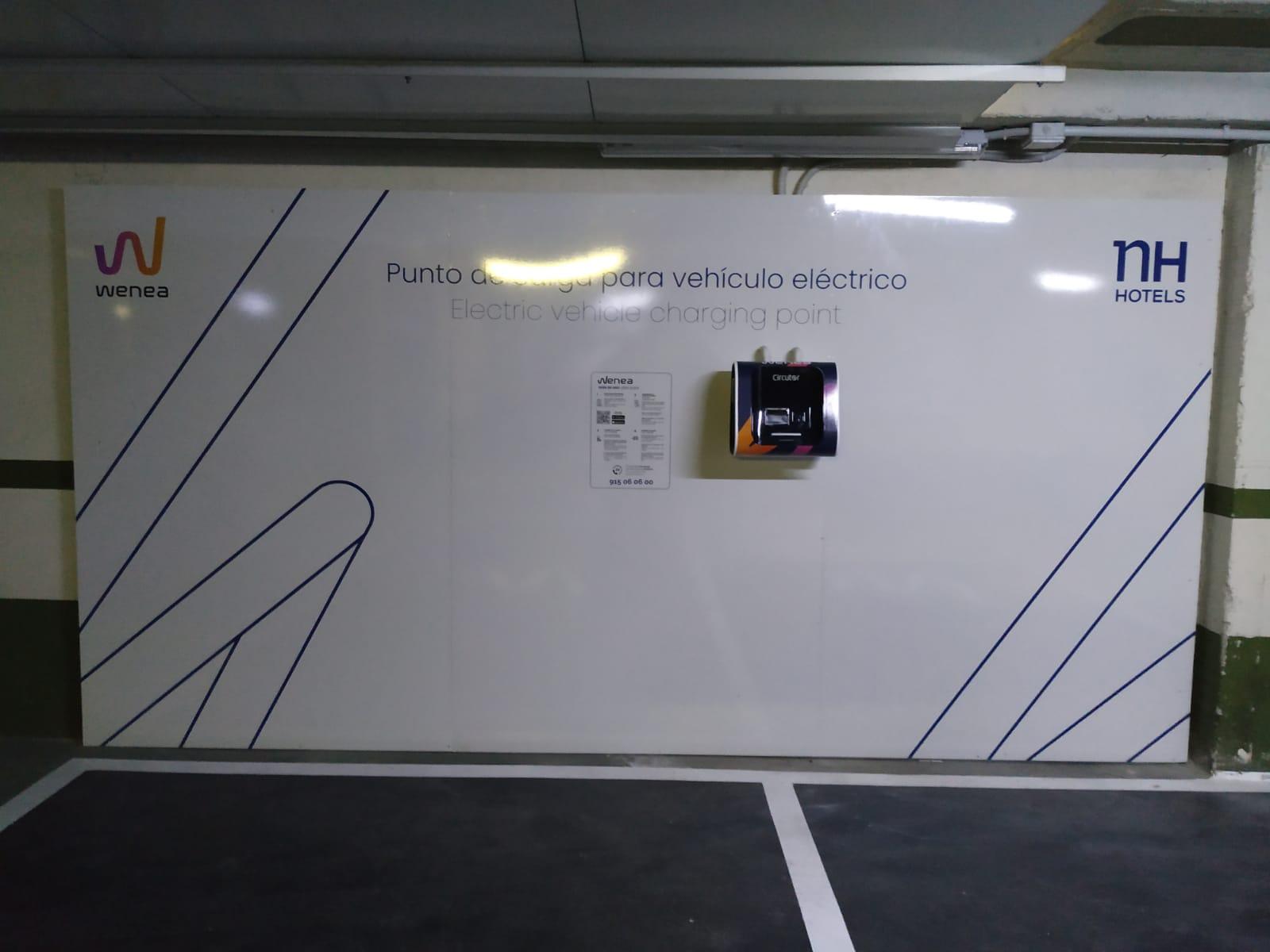 Estación de carga Wenea en Alcorcón