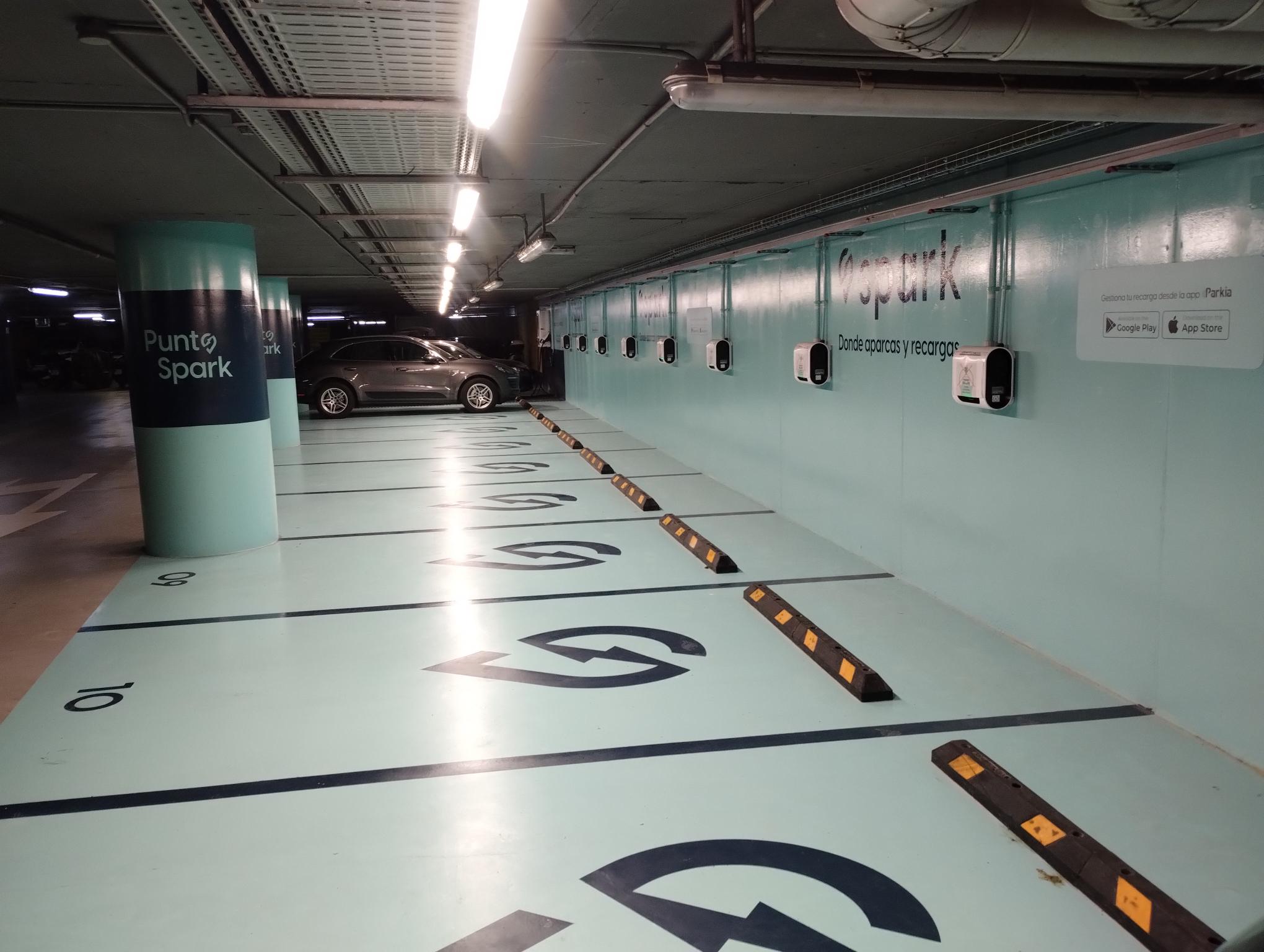 Estación de carga Wenea en San Sebastián