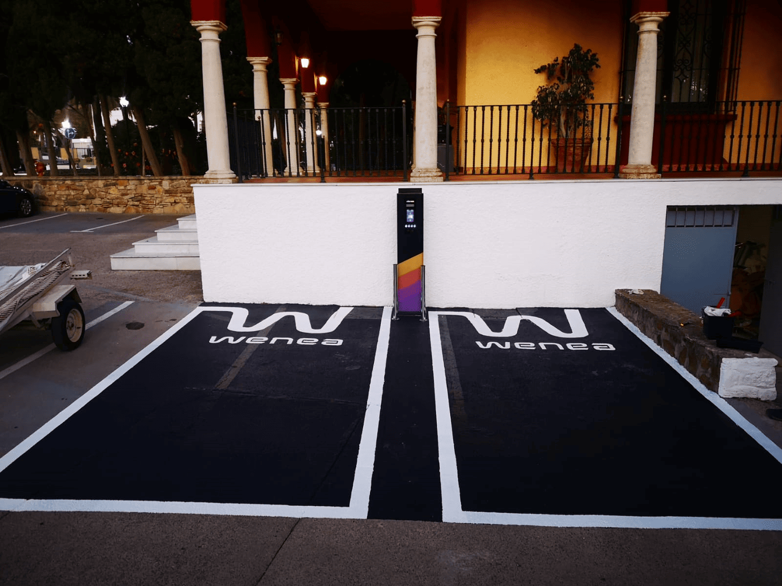 Estación de carga Wenea en Tarifa