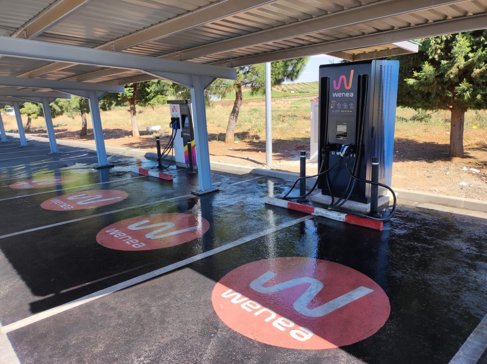Estación de carga Wenea en Villafranca de los Barros