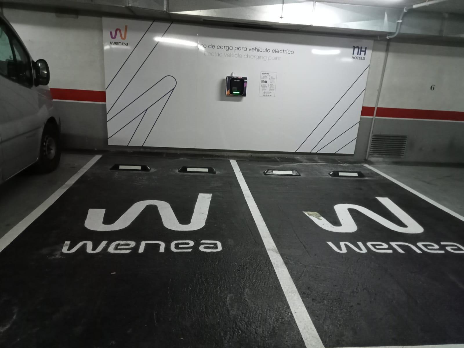 Estación de carga Wenea en Burgos