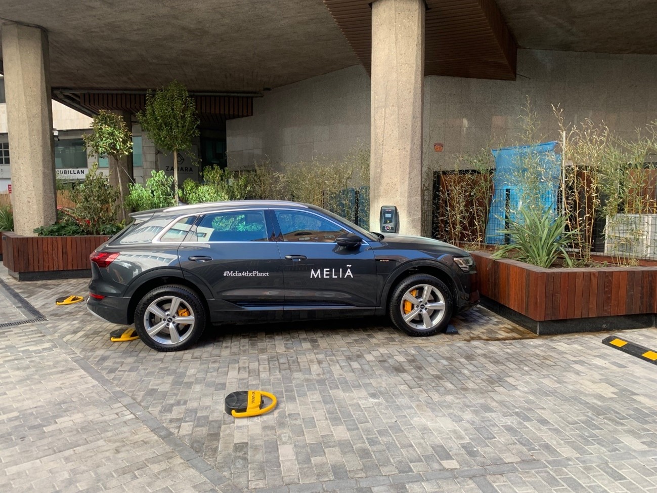 Estación de carga Wenea en Madrid