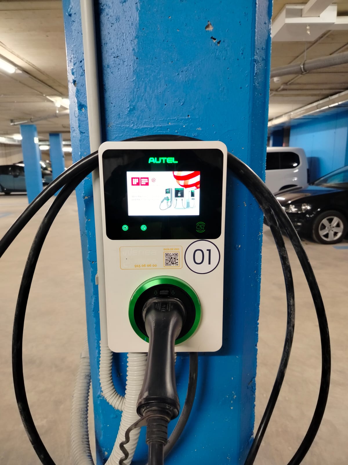 Estación de carga Wenea en Logroño