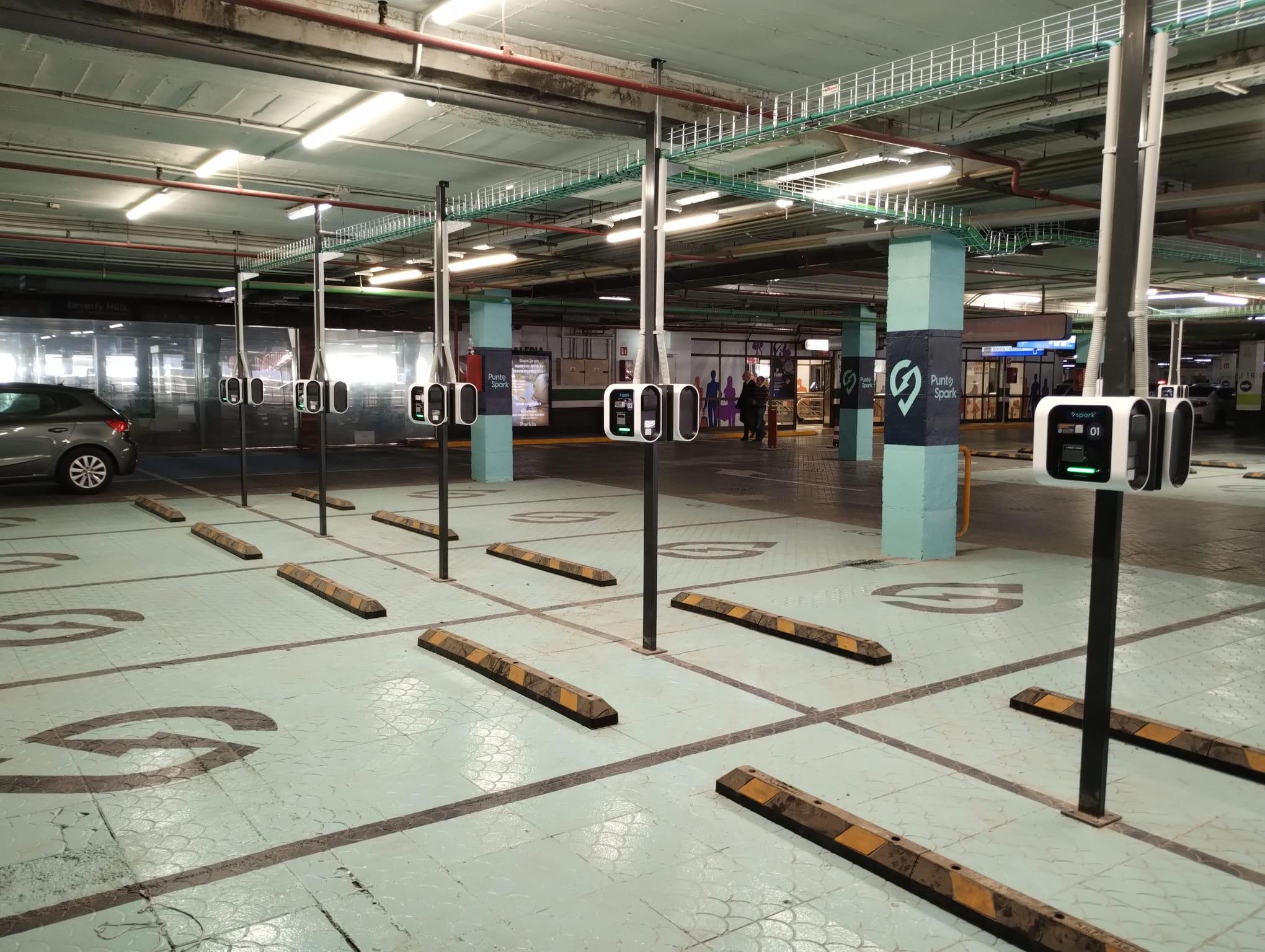 Estación de carga Wenea en Valencia